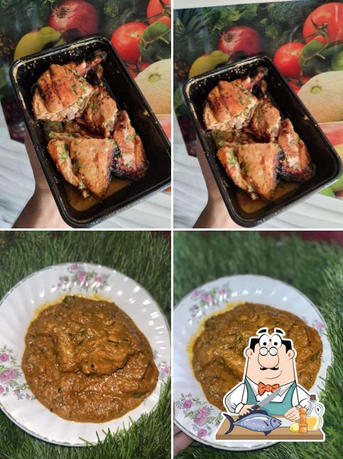 Grilled salmon at Kareem's Restaurant