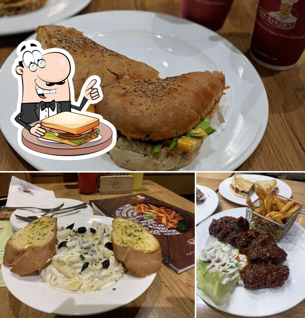 Order a sandwich for lunch or dinner