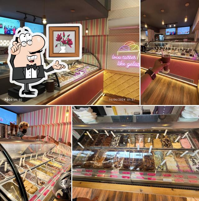 Check out how Amore Gelato looks inside