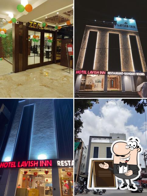 The exterior of Hotel Lavish Inn