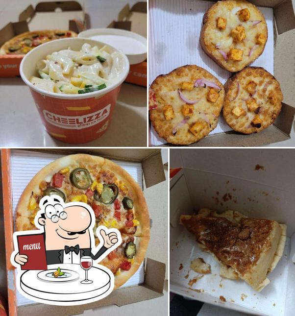 Food at Cheelizza India ka pizza