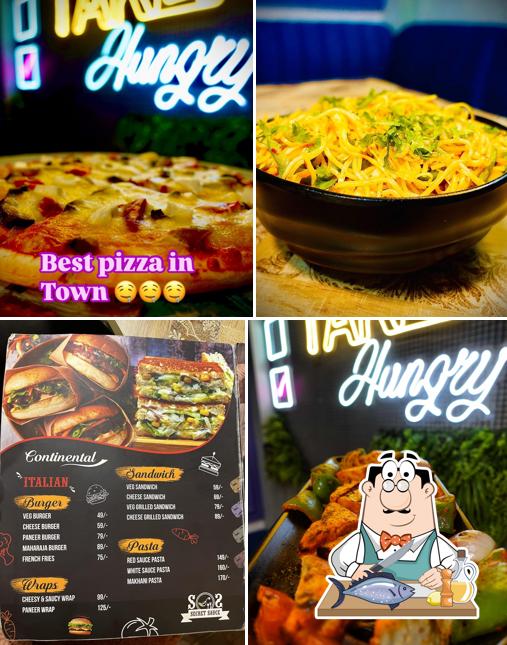 Grilled salmon at Secret Sauce Cafe & Restaurant