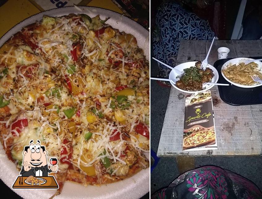 Pick various types of pizza