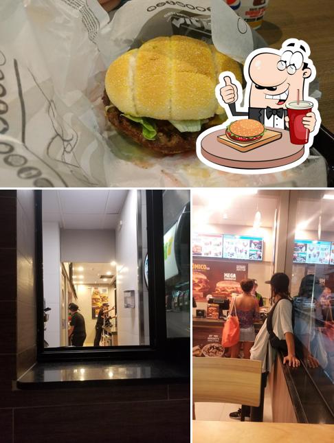 Deguste um dos hambúrgueres disponíveis no Burger King - Meia Praia