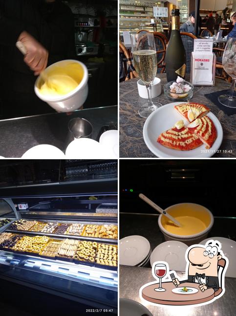 Platti al Gelateria Caffetteria Caprice