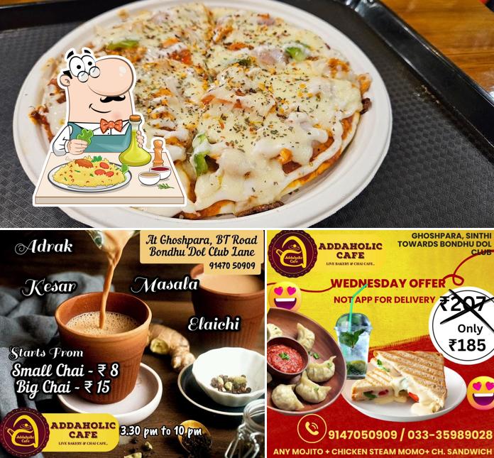 Food at Addaholic Cafe