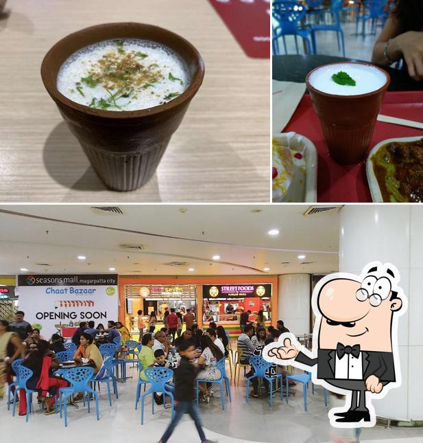 The restaurant's interior and beverage