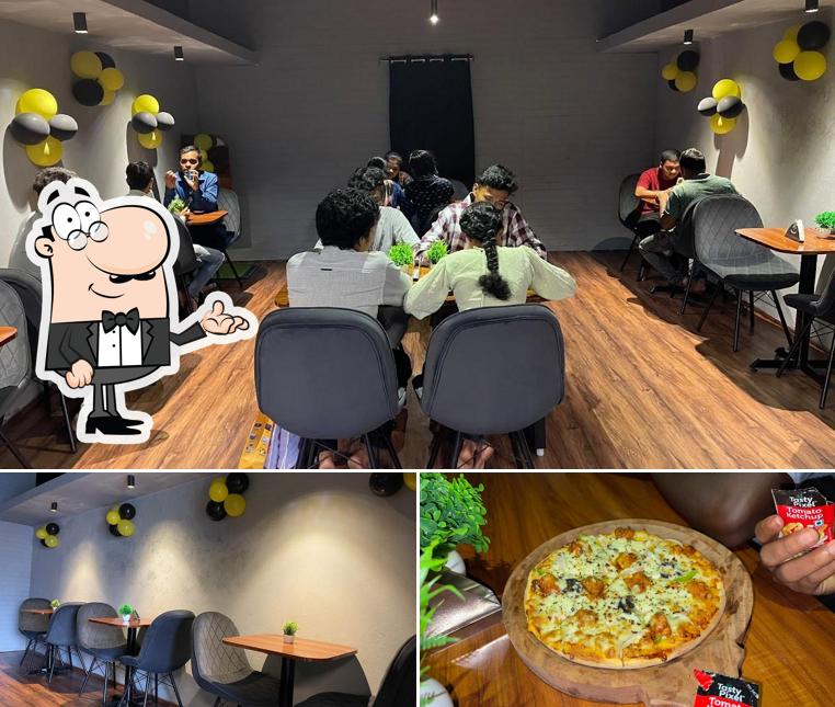 This is the picture showing interior and food at The Cafe 69