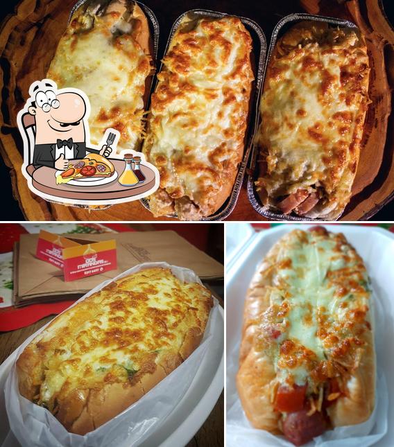 Consiga pizza no O dog gratinado