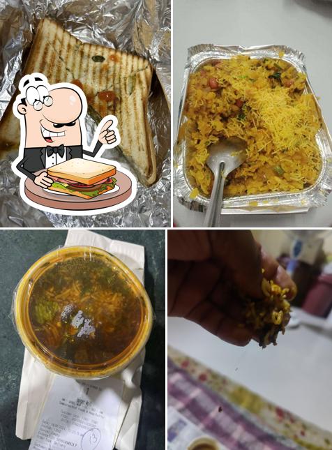 Grilled cheese sandwich at Hunger Wolf