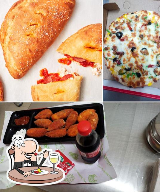 Food at A-One Pizza & Cafe