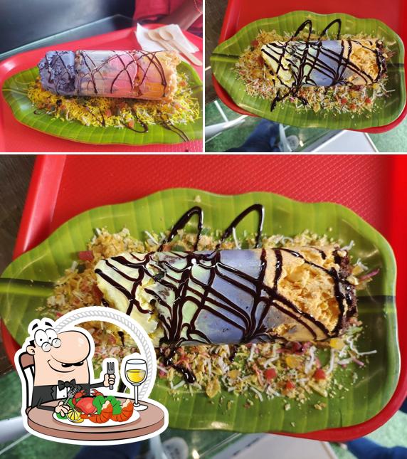 Try out seafood at Waffles and Cream Belgian Waffles Waffle Dessert Authentic Belgian