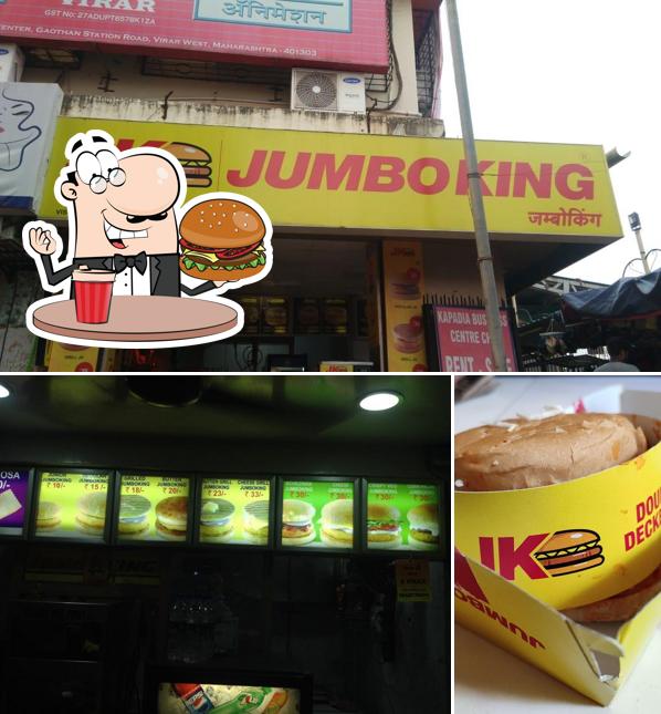 Try out a burger at Jumboking