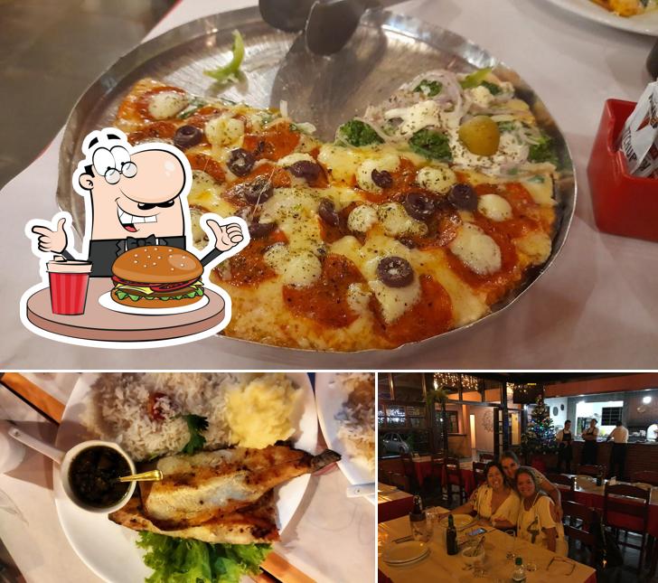 Experimente um hambúrguer no Costa Pizzaria e Restaurante