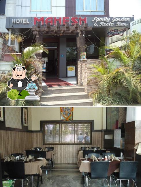 The exterior of Hotel mahesh bar & restaurant