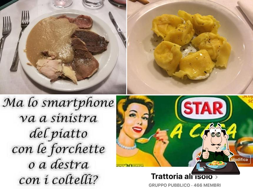 Platti al Trattoria all'Isolo