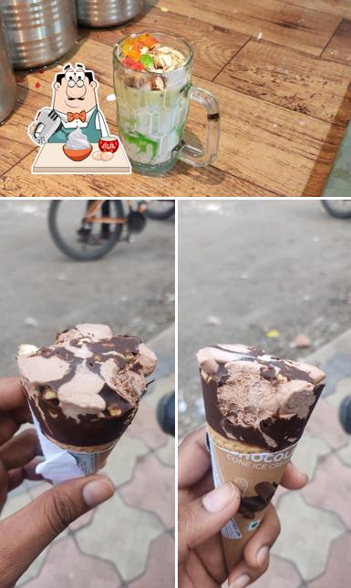 Ramdev Ice-cream Pyali offers a variety of desserts