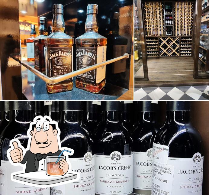 Pick a drink from the menu