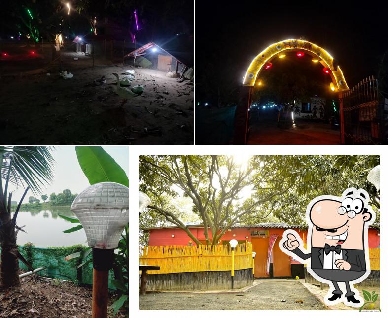 The outside area is an important feature of Modhubon Agro Tourism
