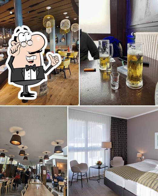 Gli interni di Restaurant & Bar B5