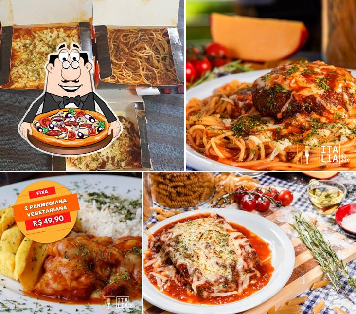 Peça pizza no Italia no Box