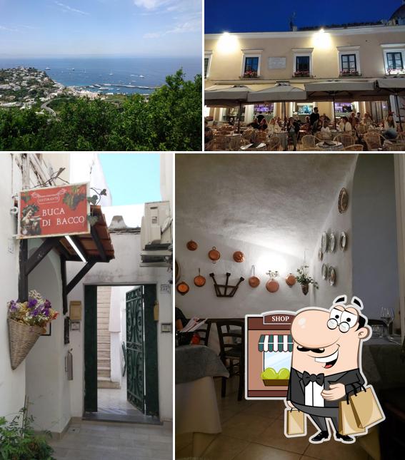 Goditi la vista dall'area esterna di Ristorante Buca di Bacco