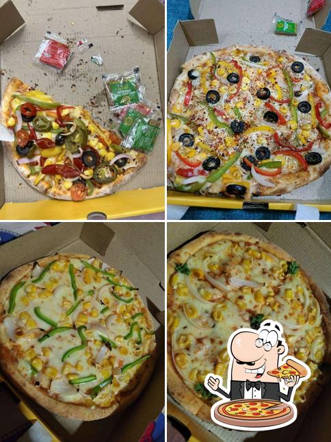 Pick pizza at Crusto's - Cheese Burst Pizza By Olio