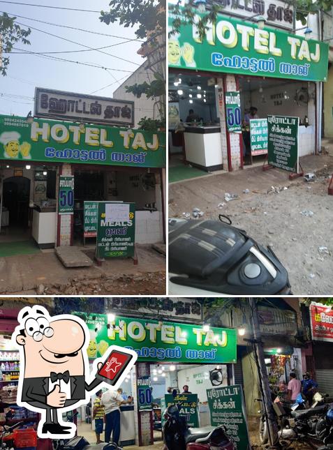 See this pic of Hotel Taj