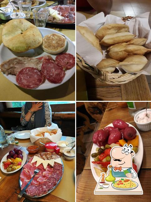 Platti al La Baracca - Crescentine e tigelle