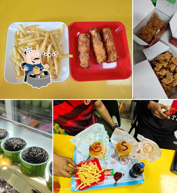 Fried chicken at MFC Restraunts