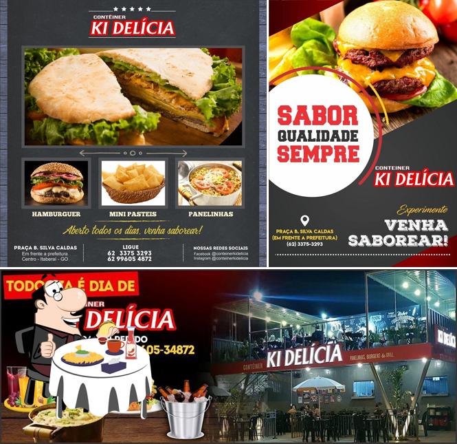 Os hambúrgueres do Contêiner Ki Delícia irão saciar uma variedade de gostos