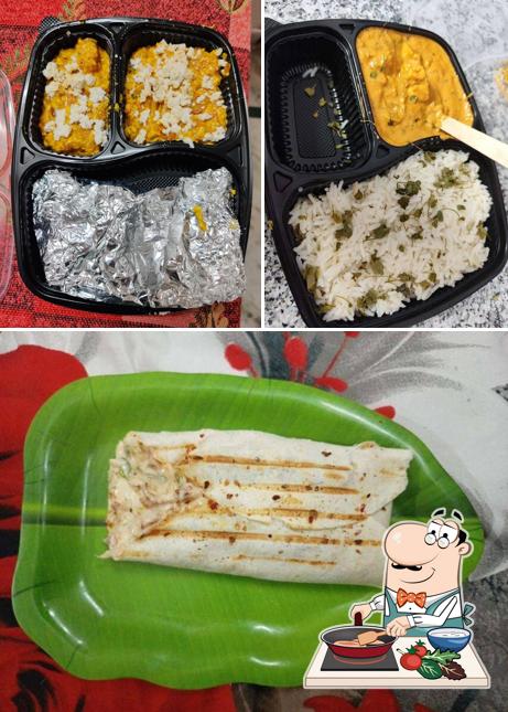 Chicken curry at Hunger's Bull cafe