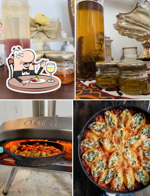 Food at The Pizza Pan Brothers