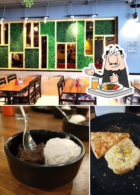 The picture of food and interior at William Jhon's Pizza