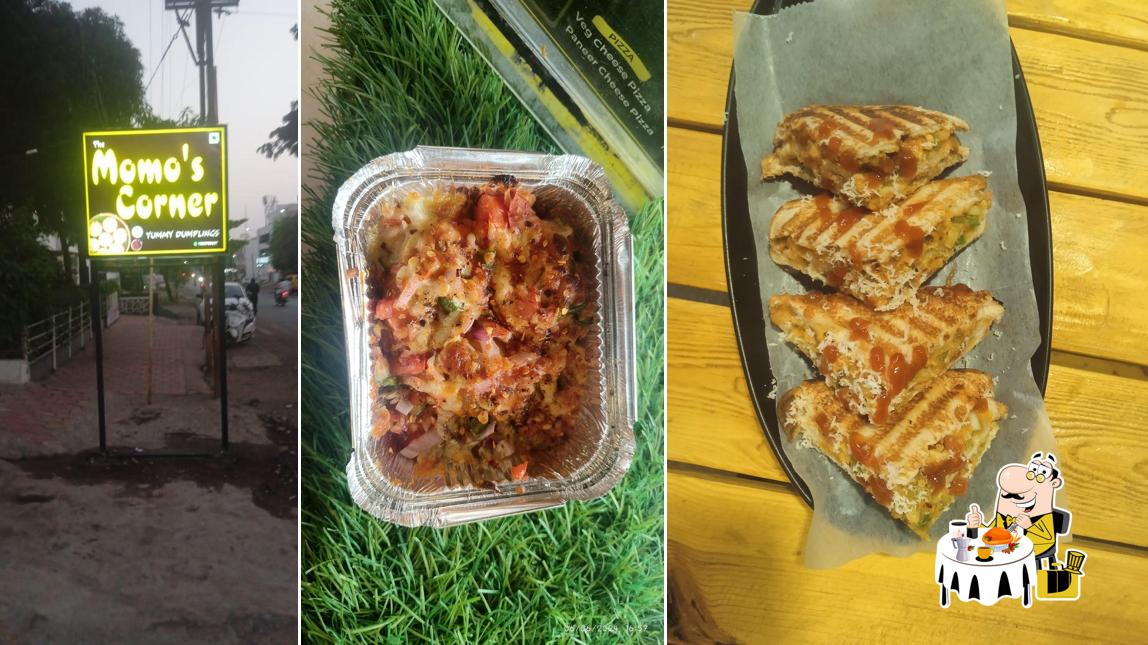 Food at The Momos Corner