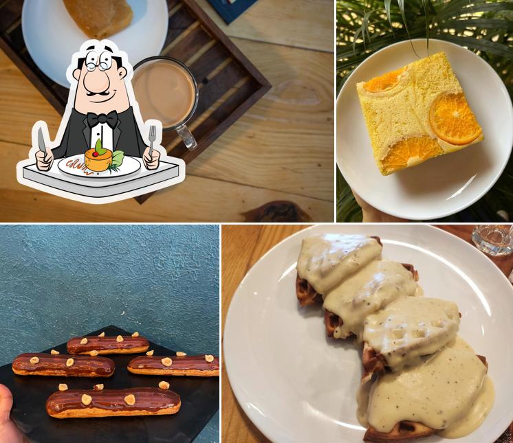 Food at Caliber Cafe