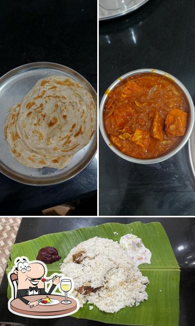 Food at New Kairali Hotel