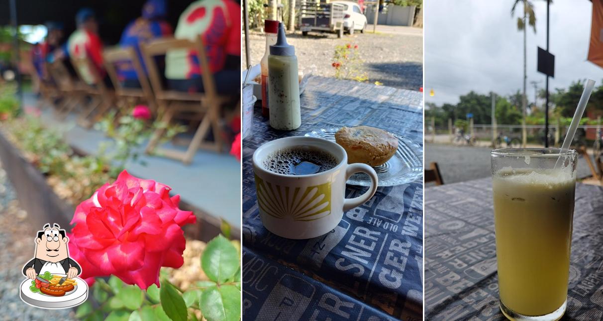 Platos en Parada da bike