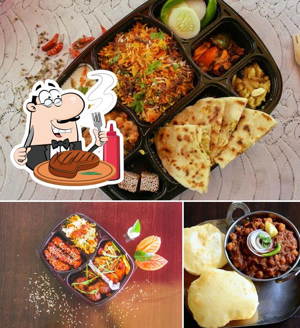 The K Tiffin serves meat meals