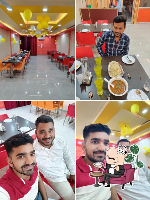 The interior of Dev restaurant