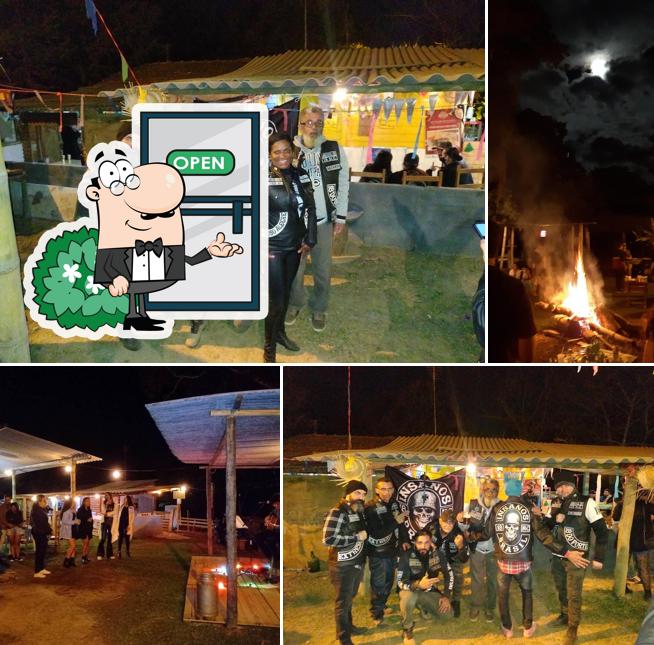 Você pode espairecer no exterior Primeiro Gole Bar Rural ( Disponível Locação)