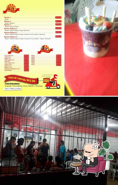 O interior do Burgão Lanches