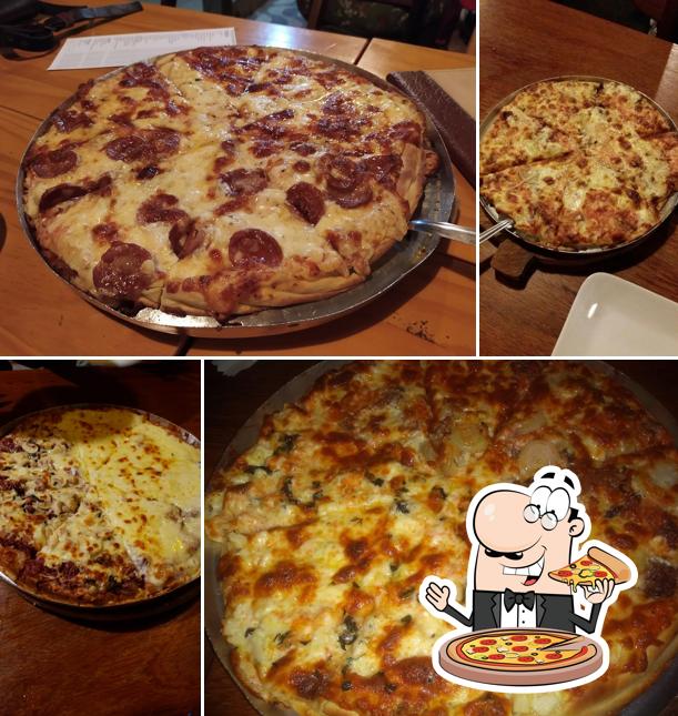 Escolha diversos tipos de pizza