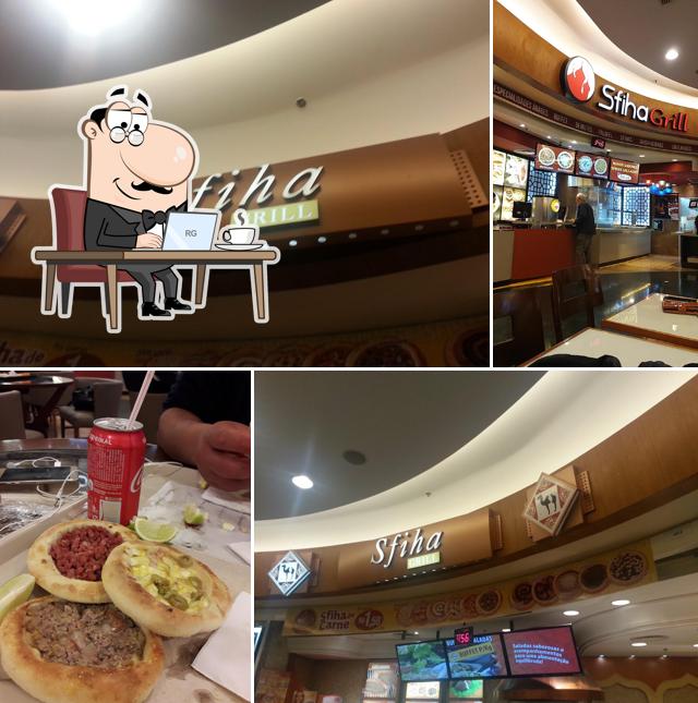 O interior do Sfiha Grill - Barigui