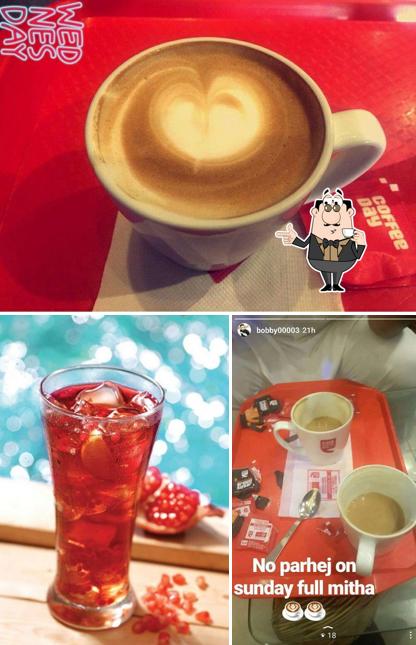 Enjoy a beverage at Coffee Day
