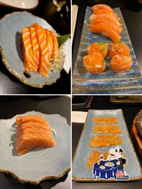 Sashimi em Nagairô Sushi