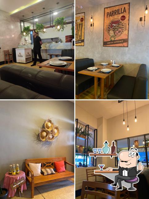 O interior do Restaurante Picui Itaigara