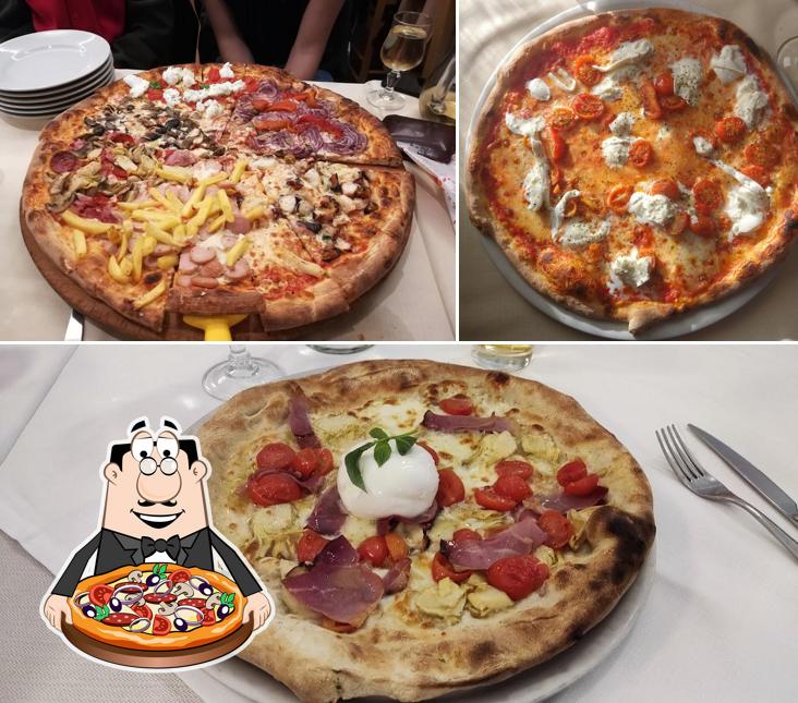 Ordina una pizza a Trattoria Da Angelo