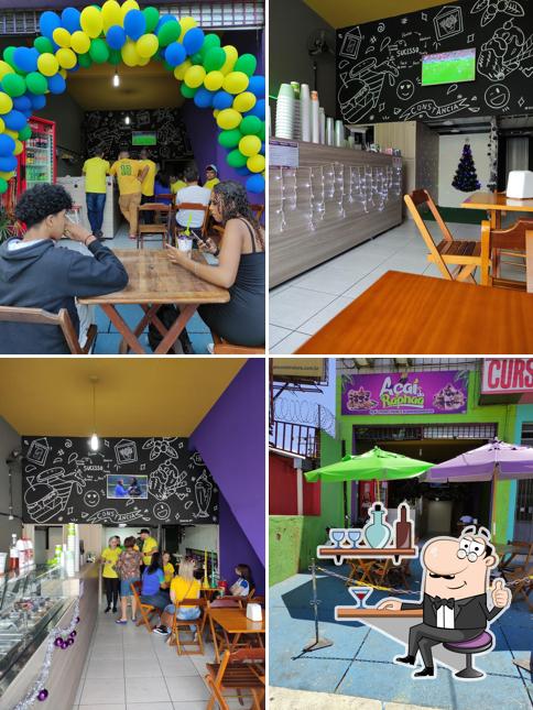 O interior do Açaiteria do Raphaa Sorveteria l Centro Diadema