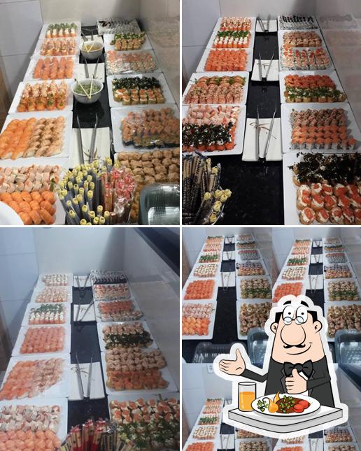 Comida em Haori Sushi